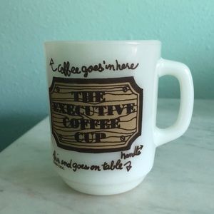 For the Boss - Vintage Anchor Hocking mug